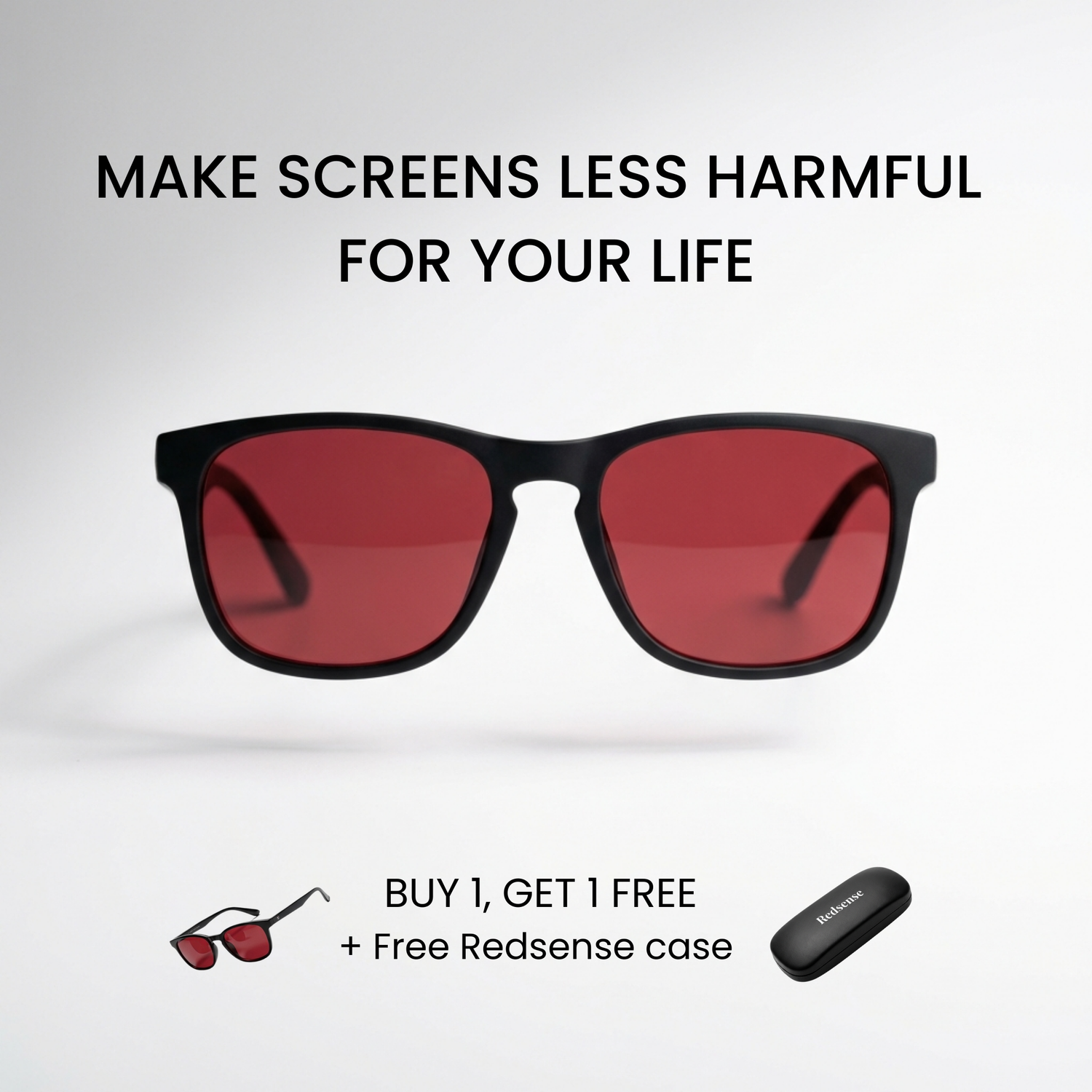 Unisex blue light blocking glasses by Redsense